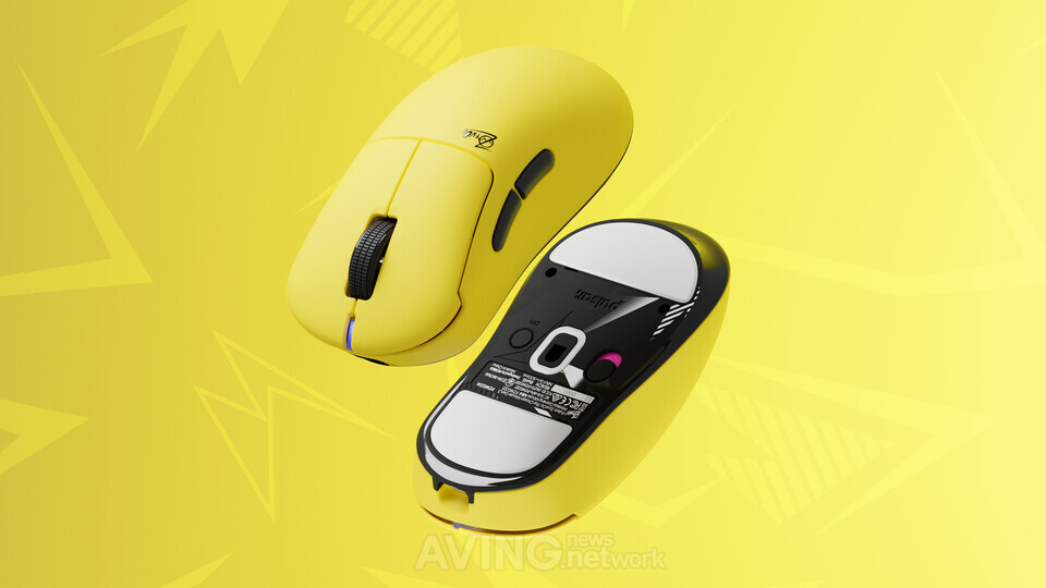 FPS 승부 가르는 휠 조작… 펄사, 옵티컬 휠 첫 적용한 'ZywOo The Chosen Mouse: Gen 3 Limited Edition Yellow' 출시